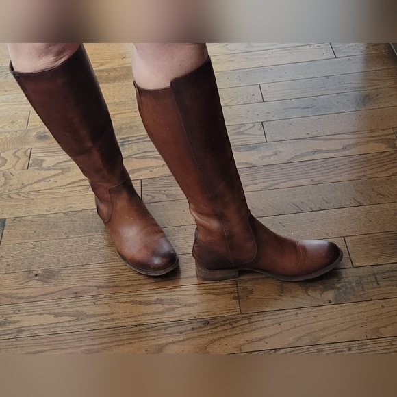 Frye Melissa Stud Zip Riding Boots - Picture 7 of 14